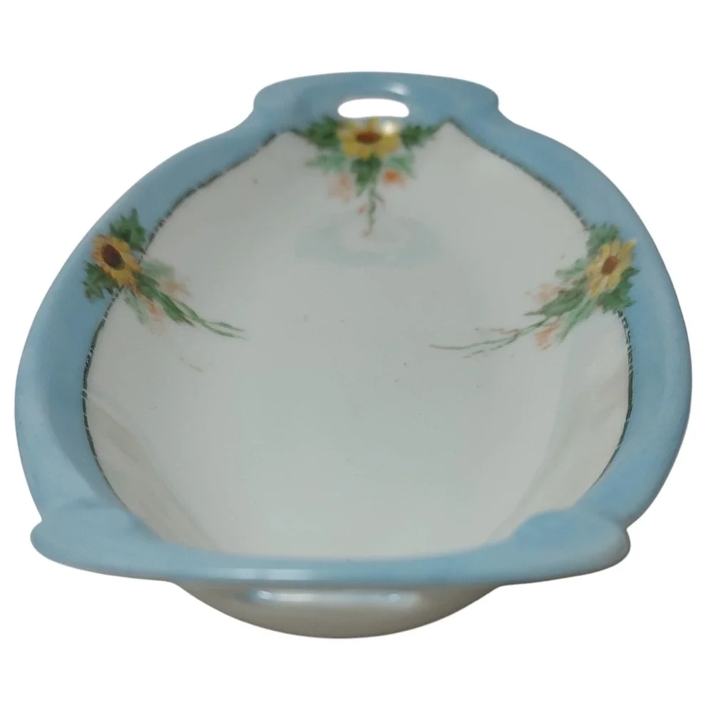 Antique‎ RS Reinhold Schlegelmilch Dish Germany Pickle Celery Oblong Floral SEE